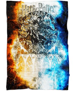 Harry Potter Fleece Blanket Epic Black Blanket - Lusy Store