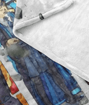 Harry Potter Fleece Blanket Explode & Shatter White Blanket - Lusy Store