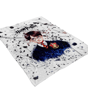 Harry Potter Fleece Blanket Explode White Blanket - Lusy Store