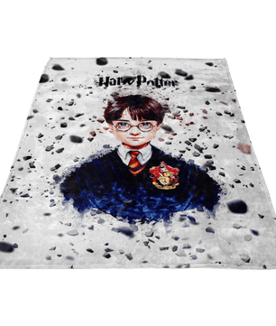 Harry Potter Fleece Blanket Explode White Blanket - Lusy Store