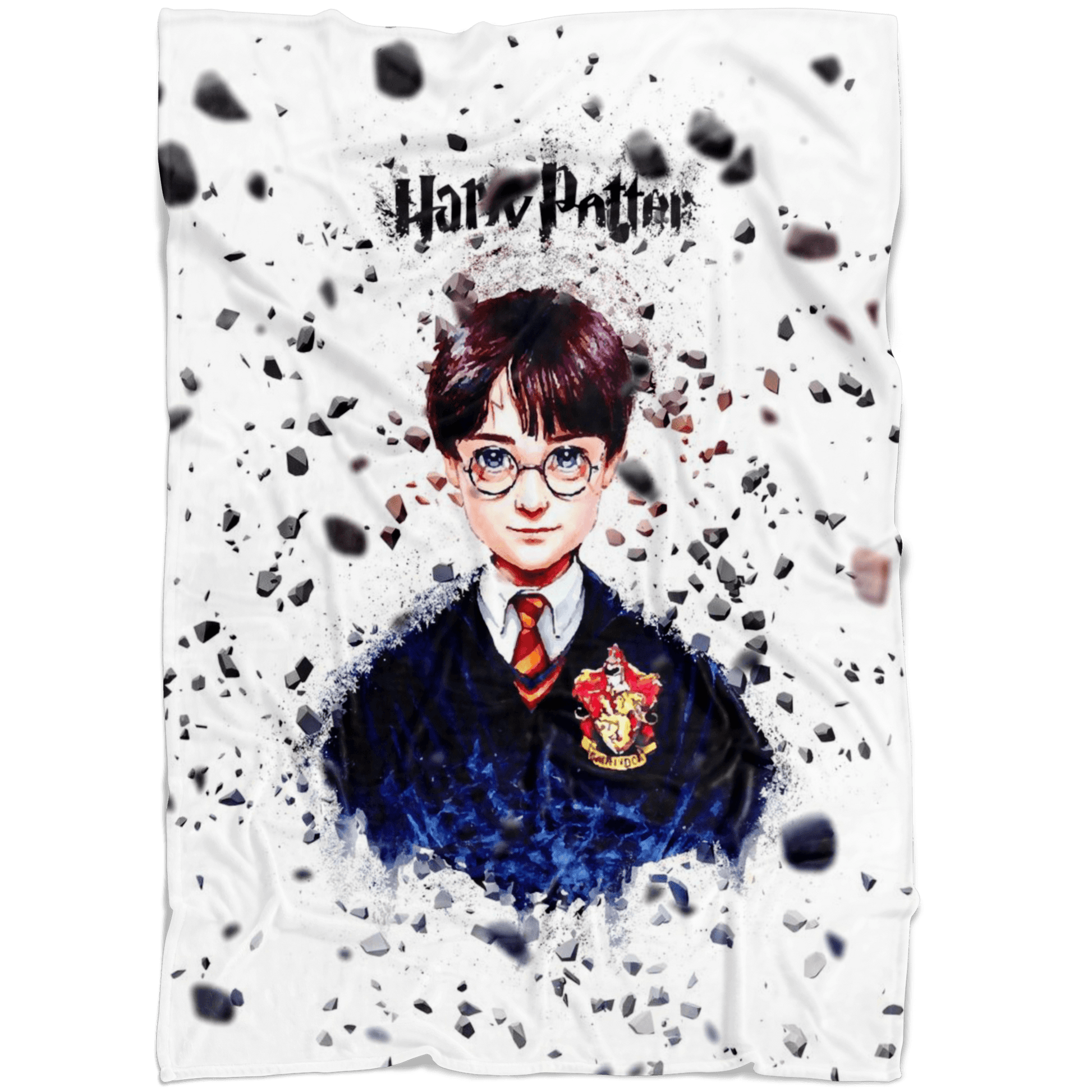 Harry Potter Fleece Blanket Explode White Blanket - Lusy Store