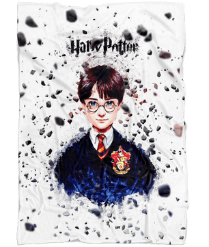 Harry Potter Fleece Blanket Explode White Blanket - Lusy Store