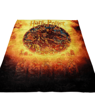 Harry Potter Fleece Blanket Fervent Black Blanket - Lusy Store