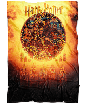 Harry Potter Fleece Blanket Fervent Black Blanket - Lusy Store