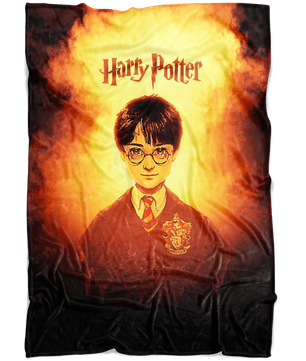 Harry Potter Fleece Blanket Fervent Yellow Blanket - Lusy Store