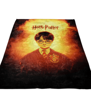 Harry Potter Fleece Blanket Fervent Yellow Blanket - Lusy Store