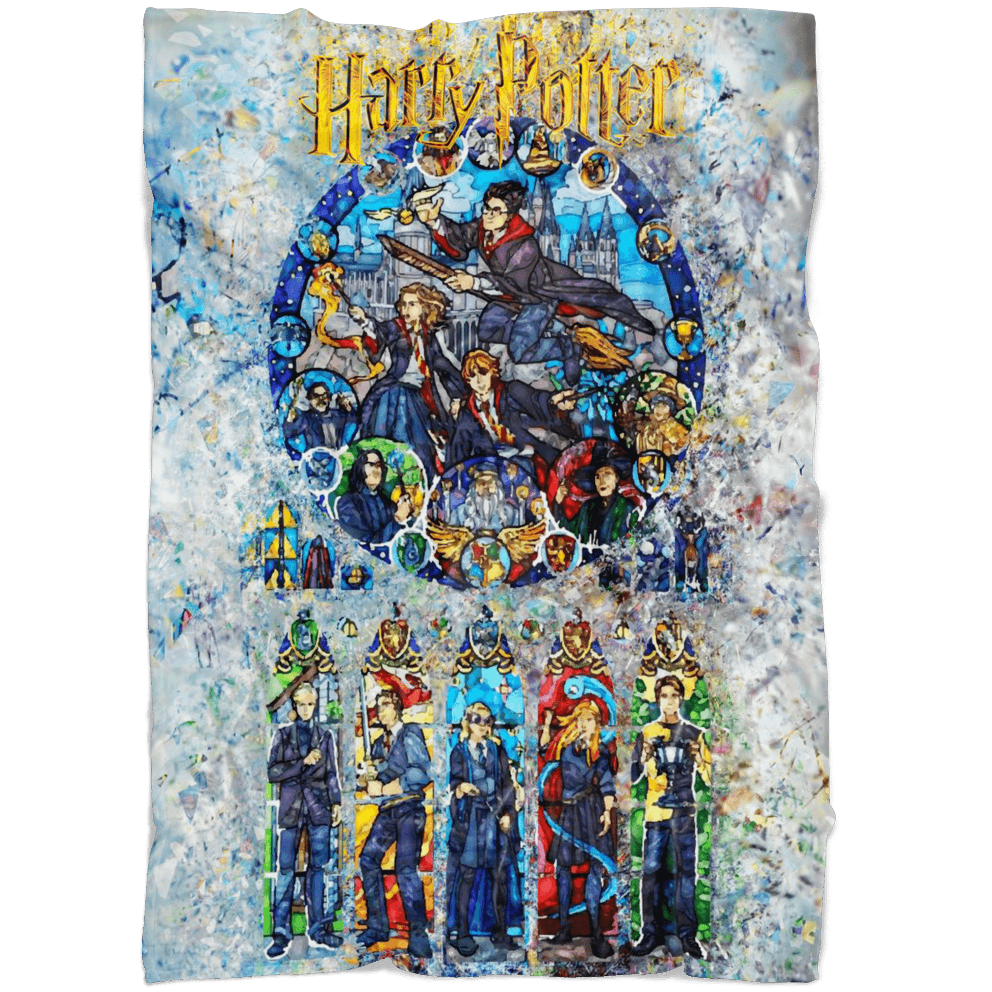 Harry Potter Fleece Blanket Fragment Blanket - Lusy Store
