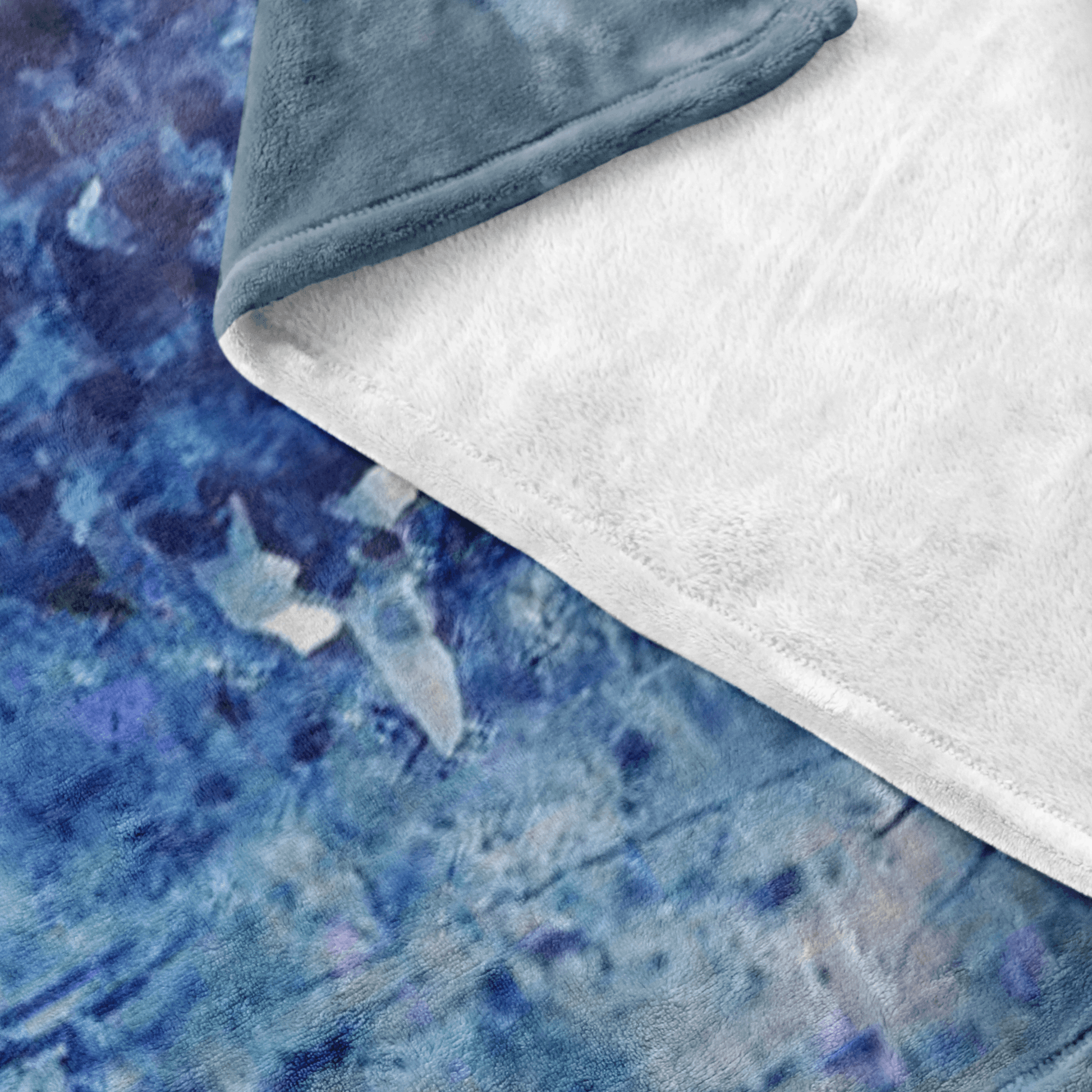 Harry Potter Fleece Blanket Fragment Blue Blanket - Lusy Store