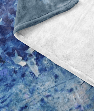 Harry Potter Fleece Blanket Fragment Blue Blanket - Lusy Store