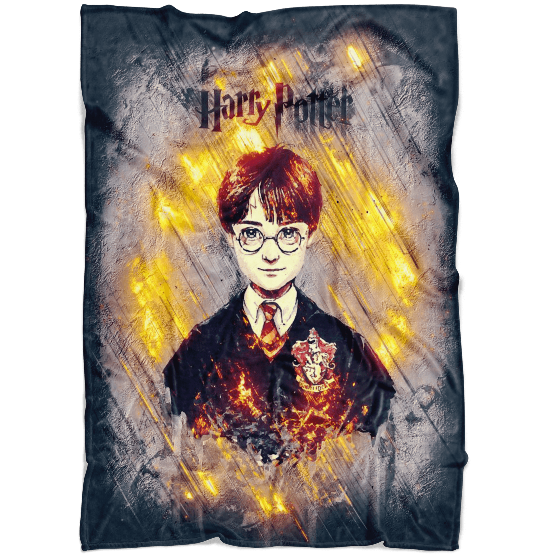 Harry Potter Fleece Blanket Fury Black Blanket - Lusy Store