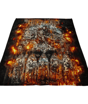 Harry Potter Fleece Blanket Fury Black Blanket - Lusy Store