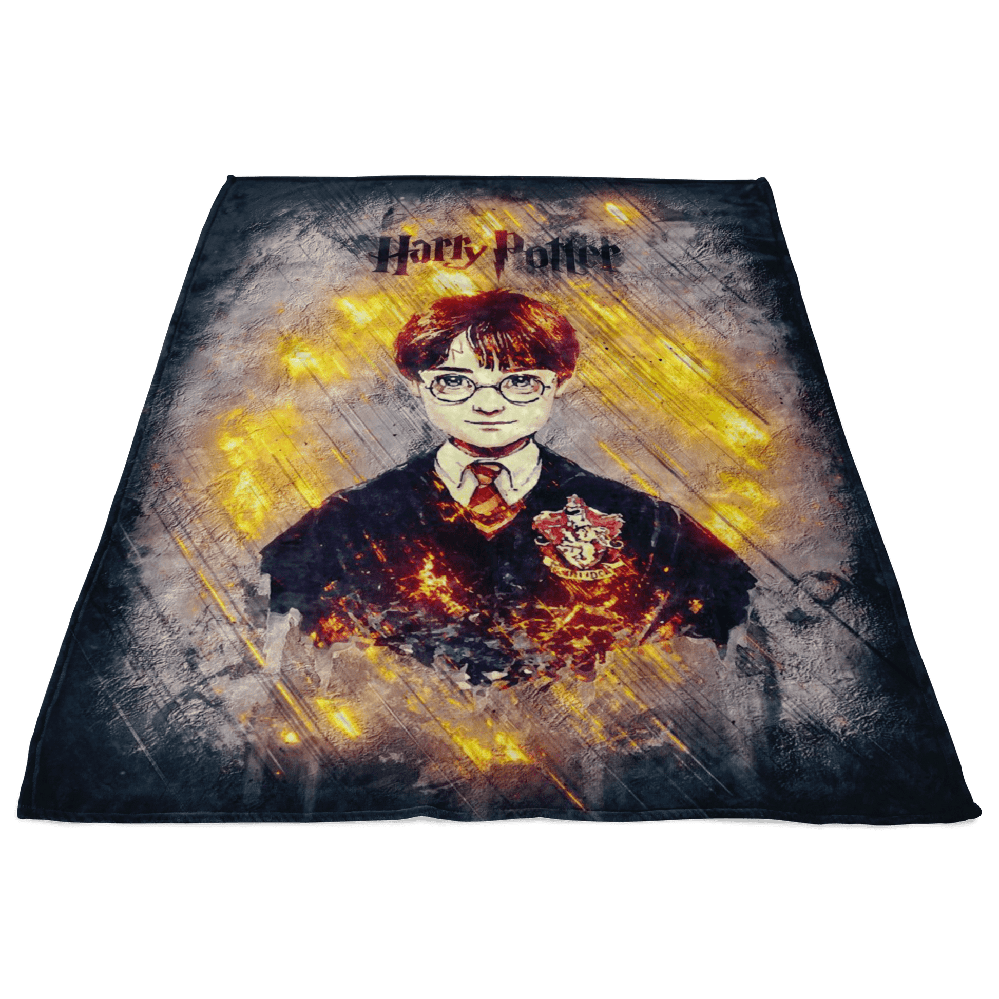 Harry Potter Fleece Blanket Fury Black Blanket - Lusy Store
