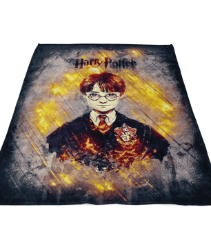 Harry Potter Fleece Blanket Fury Black Blanket - Lusy Store