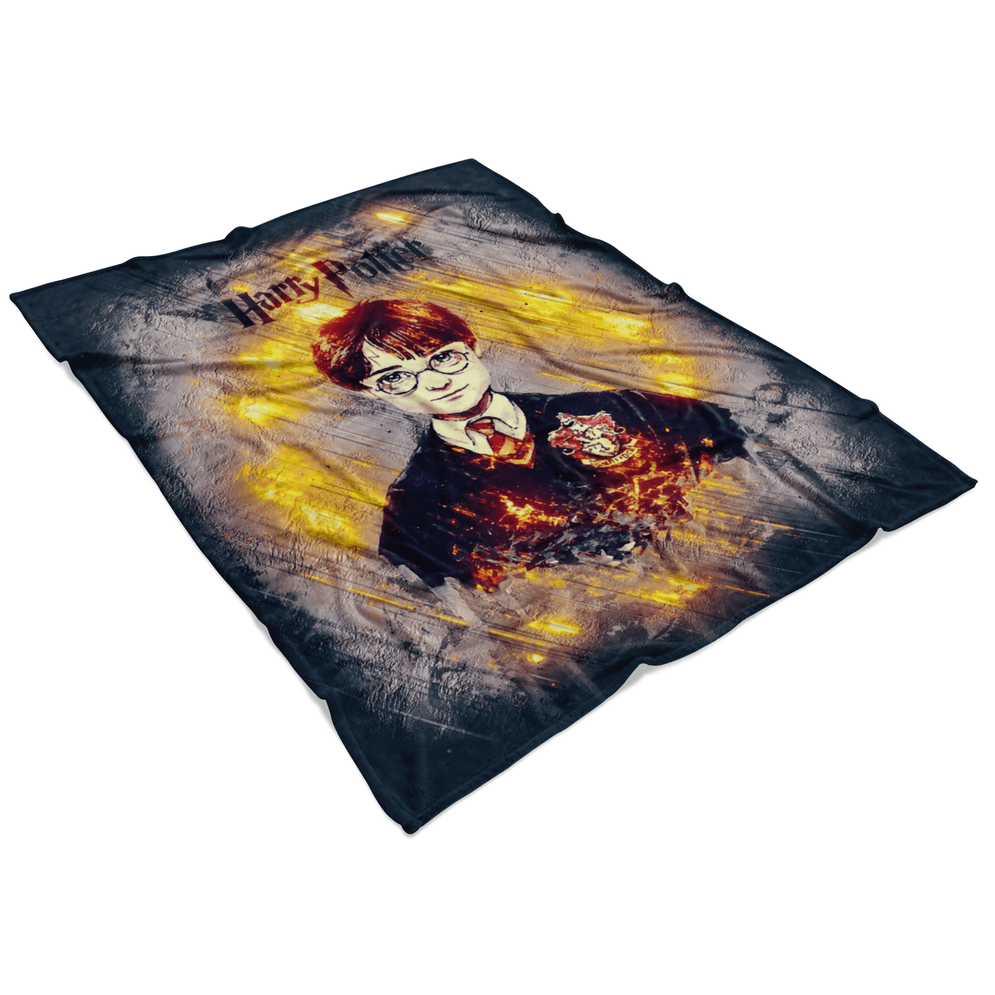 Harry Potter Fleece Blanket Fury Black Blanket - Lusy Store