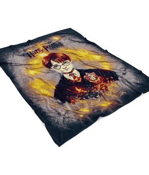 Harry Potter Fleece Blanket Fury Black Blanket - Lusy Store