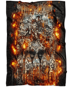 Harry Potter Fleece Blanket Fury Black Blanket - Lusy Store
