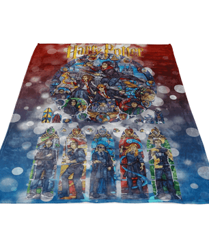Harry Potter Fleece Blanket Hoildays Bokeh Blanket - Lusy Store