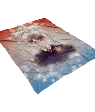 Harry Potter Fleece Blanket Hoildays Bokeh Colorful Blanket Warm And Super Comfortable Best Gift For Kids - Lusy Store
