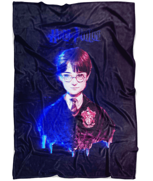 Harry Potter Fleece Blanket Hologram Black Blanket - Lusy Store