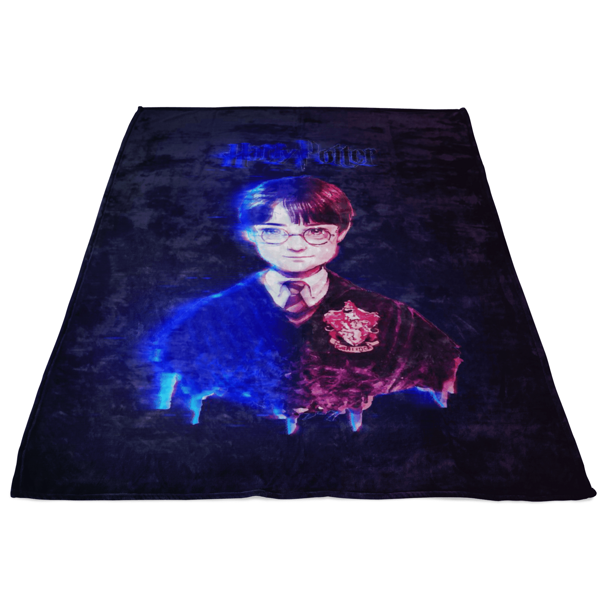 Harry Potter Fleece Blanket Hologram Black Blanket - Lusy Store