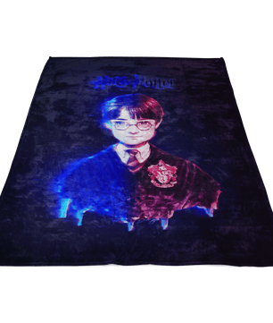 Harry Potter Fleece Blanket Hologram Black Blanket - Lusy Store