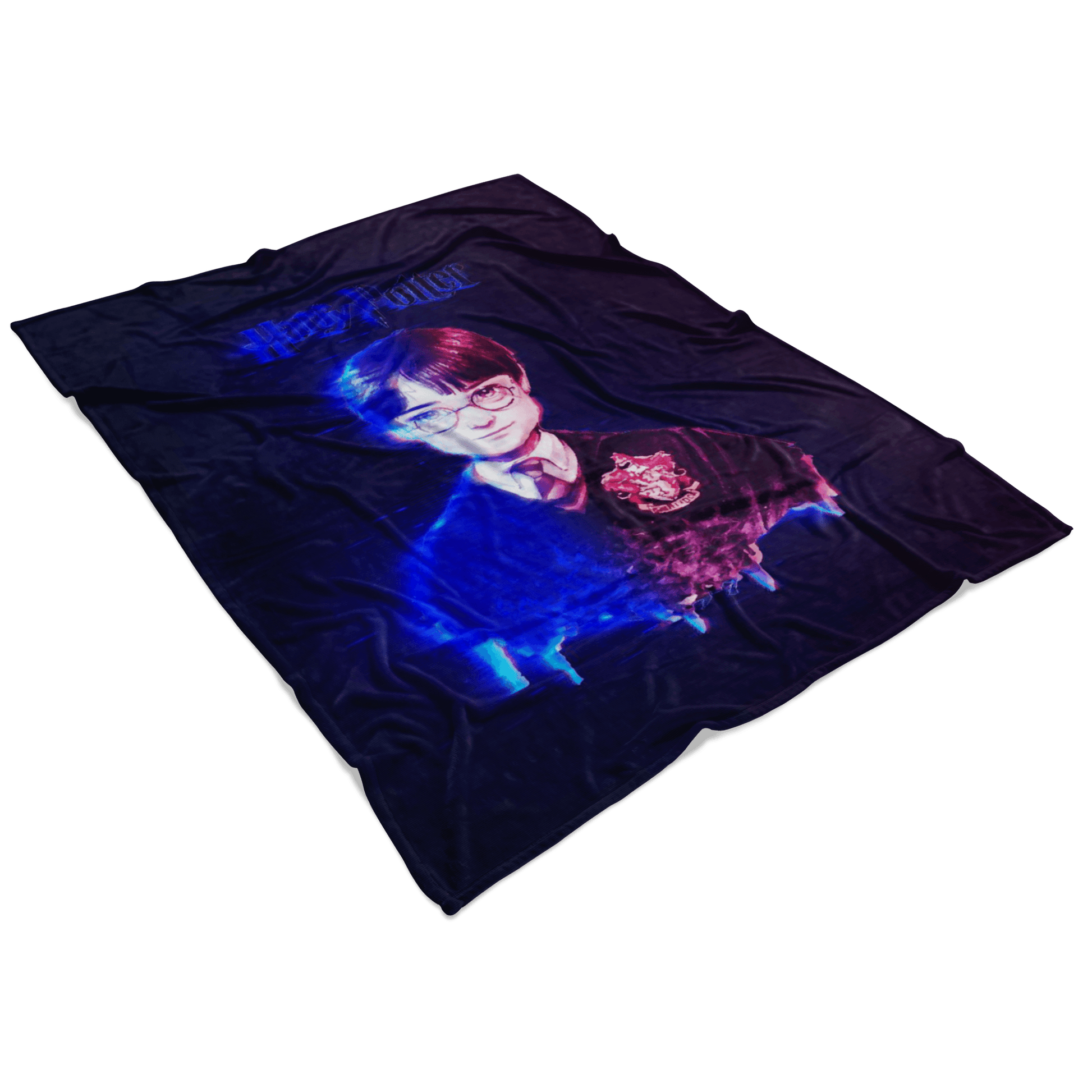 Harry Potter Fleece Blanket Hologram Black Blanket - Lusy Store