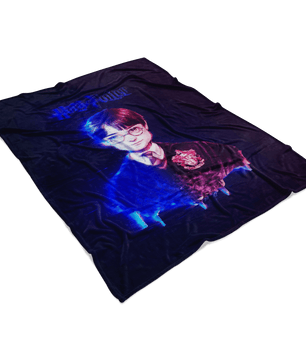 Harry Potter Fleece Blanket Hologram Black Blanket - Lusy Store