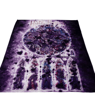 Harry Potter Fleece Blanket Infinity Black Blanket - Lusy Store