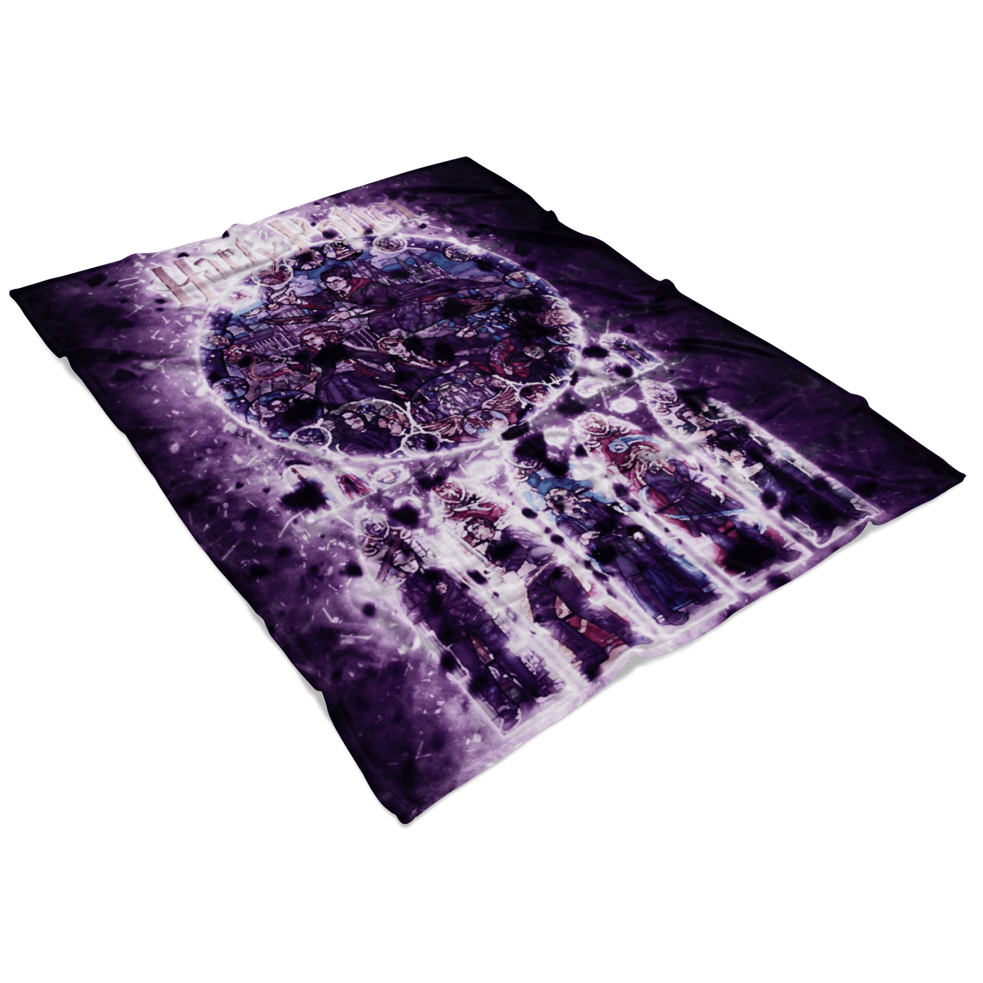Harry Potter Fleece Blanket Infinity Black Blanket - Lusy Store