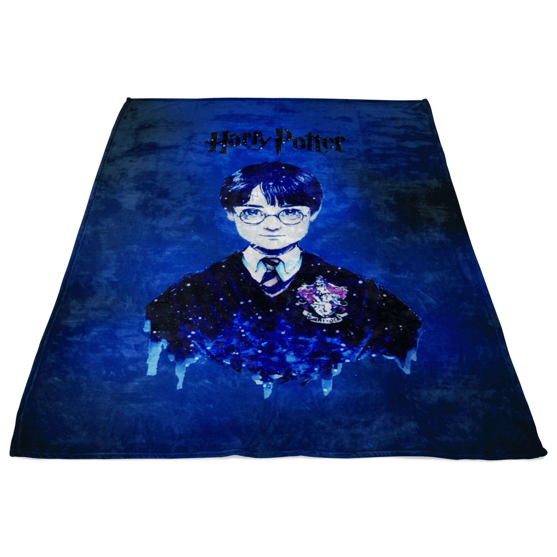 Harry Potter Fleece Blanket Magic Night Blue Blanket - Lusy Store