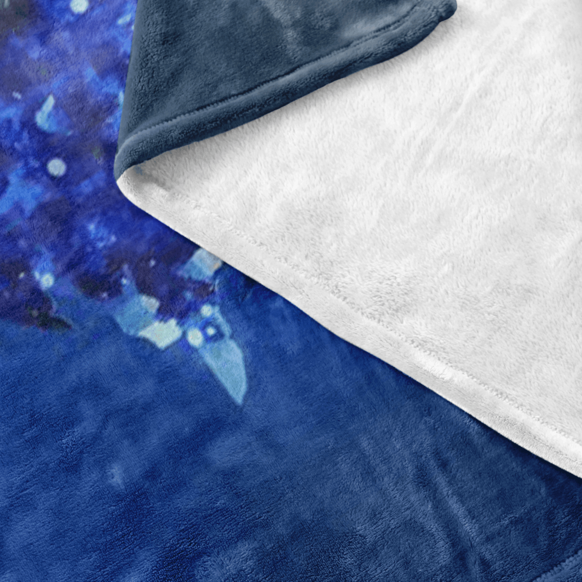 Harry Potter Fleece Blanket Magic Night Blue Blanket - Lusy Store