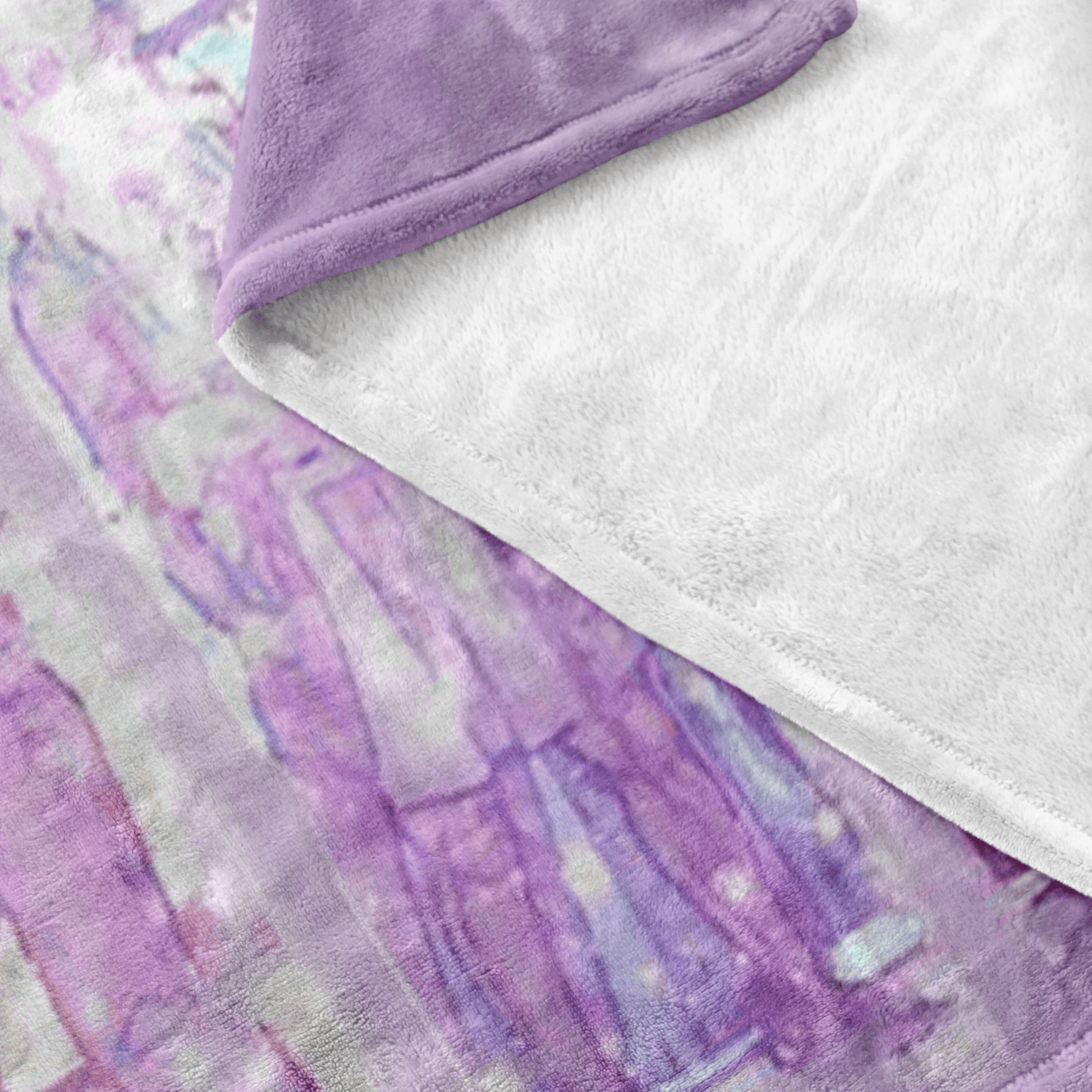 Harry Potter Fleece Blanket Magic Night Purple Blanket - Lusy Store