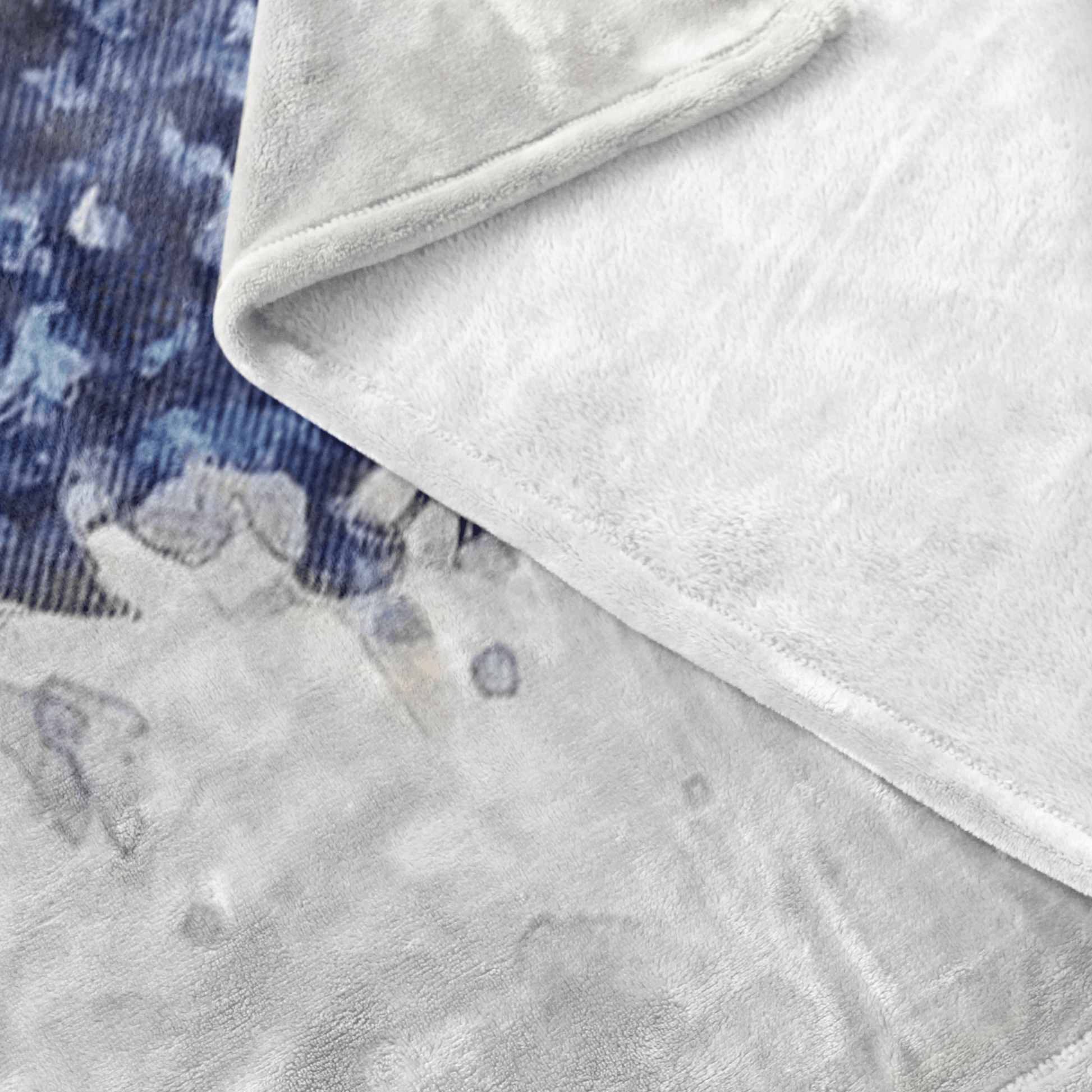 Harry Potter Fleece Blanket Mix Art White Blanket - Lusy Store