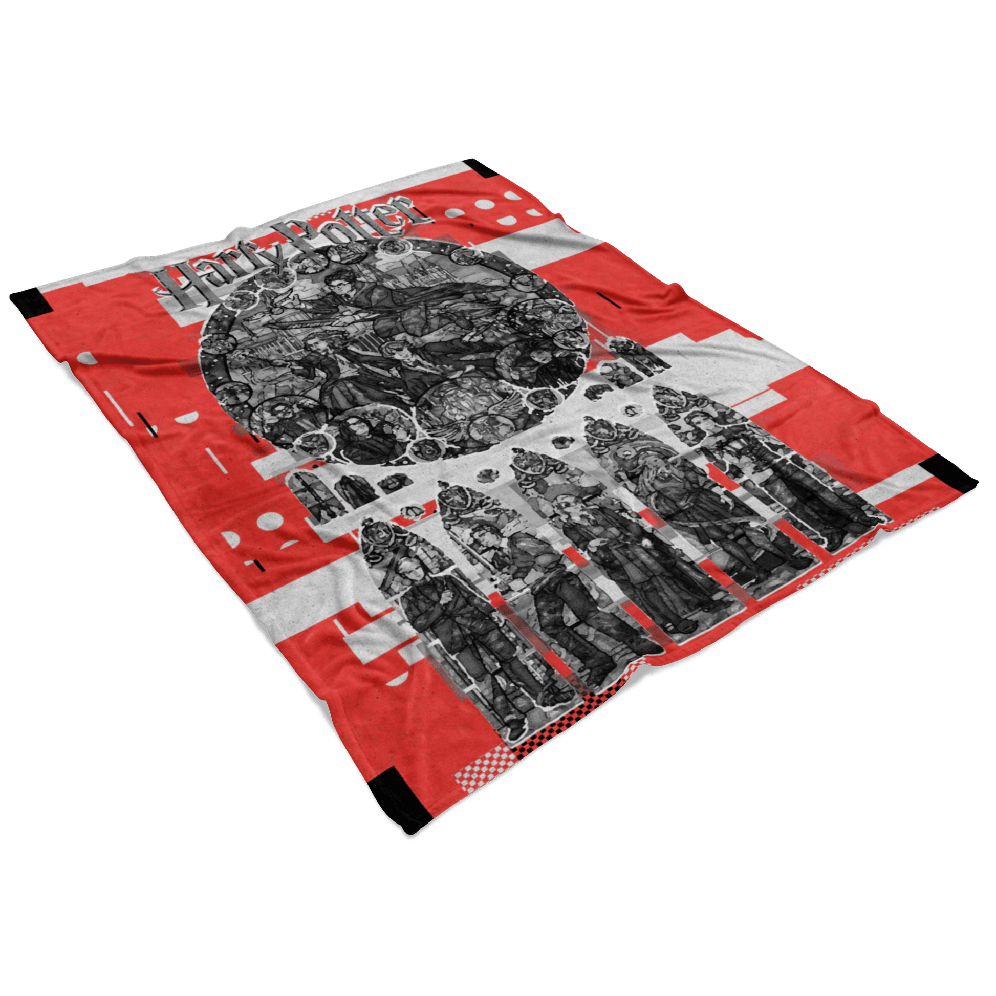 Harry Potter Fleece Blanket Modern Red Blanket - Lusy Store