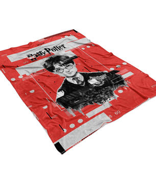 Harry Potter Fleece Blanket Modern Red Blanket - Lusy Store