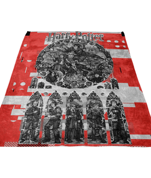 Harry Potter Fleece Blanket Modern Red Blanket - Lusy Store
