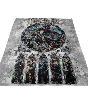 Harry Potter Fleece Blanket Modernity Grey Blanket - Lusy Store