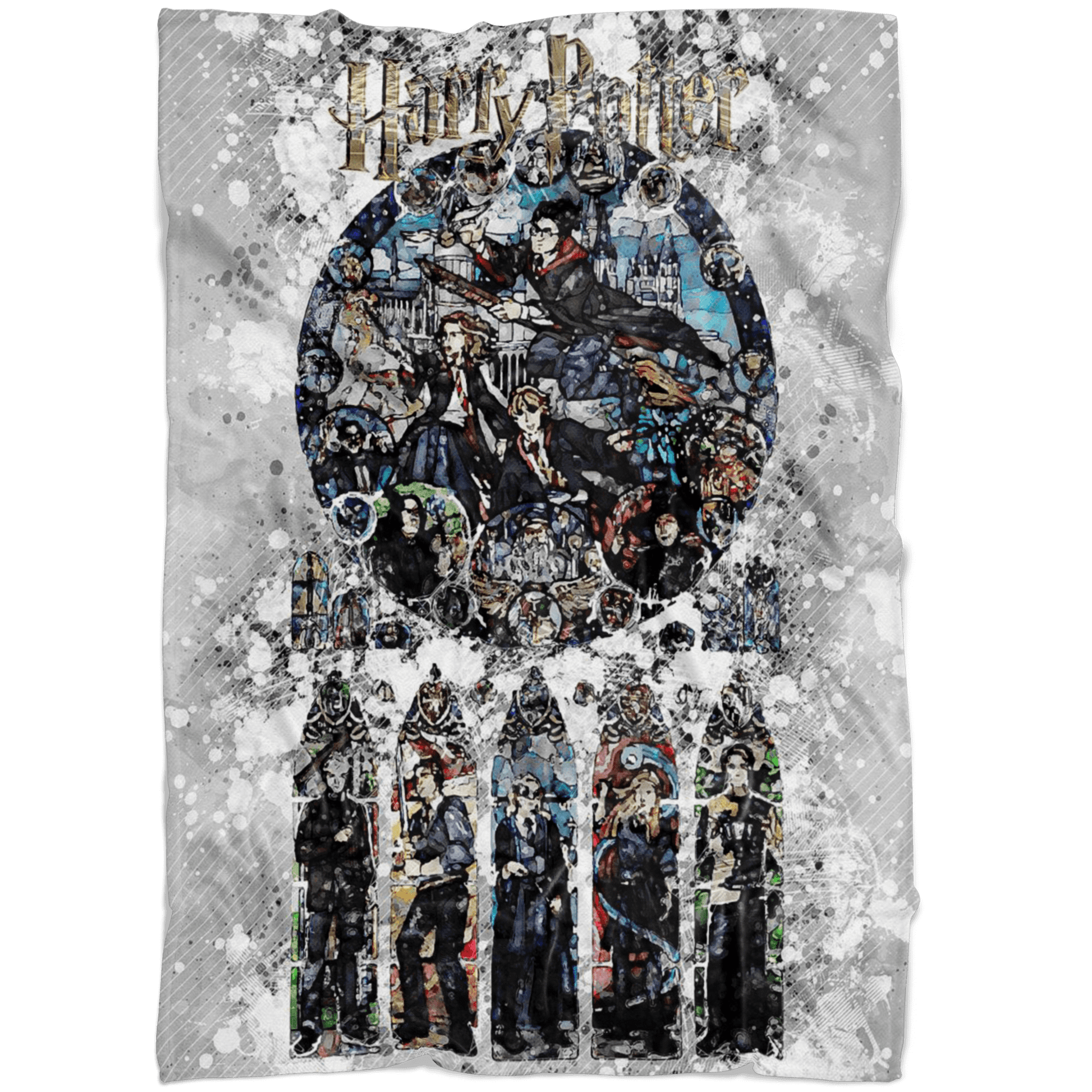 Harry Potter Fleece Blanket Modernity Grey Blanket - Lusy Store