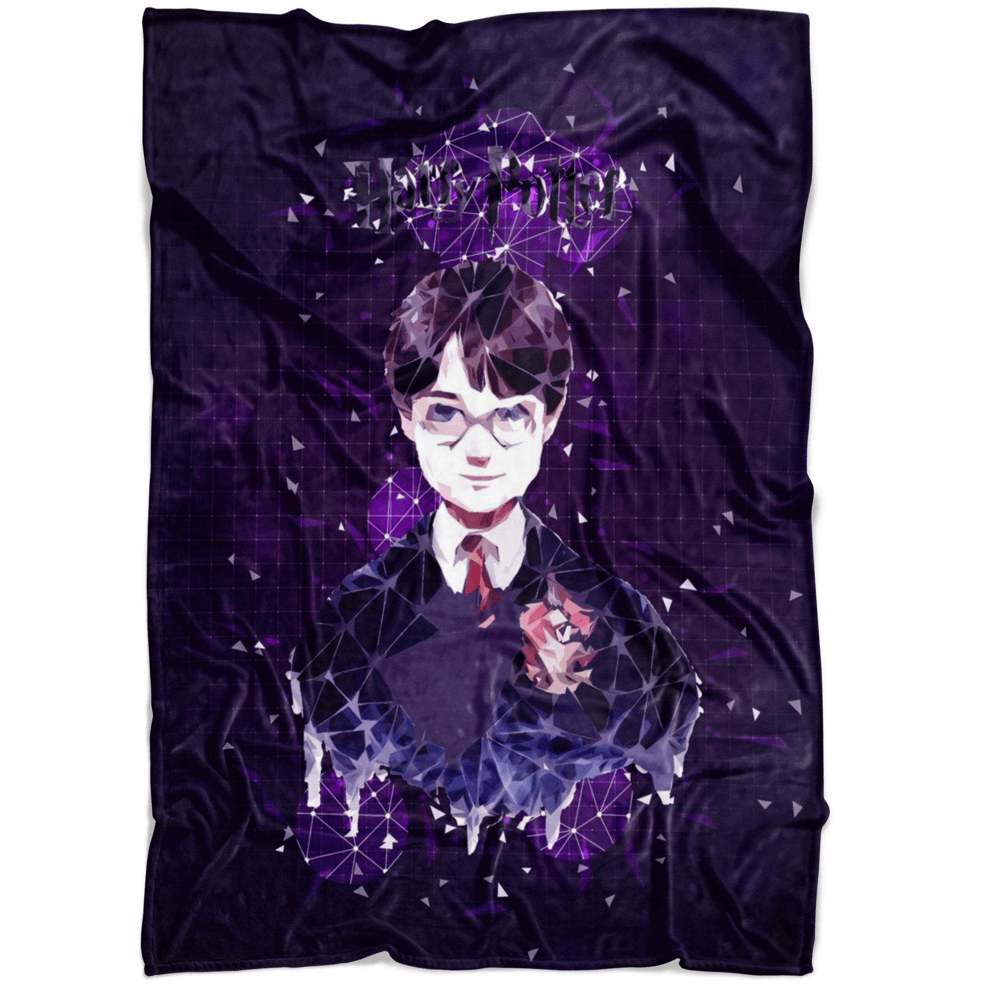Harry Potter Fleece Blanket Plexus Black Blanket - Lusy Store