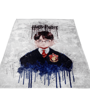 Harry Potter Fleece Blanket Posterum White Blanket - Lusy Store