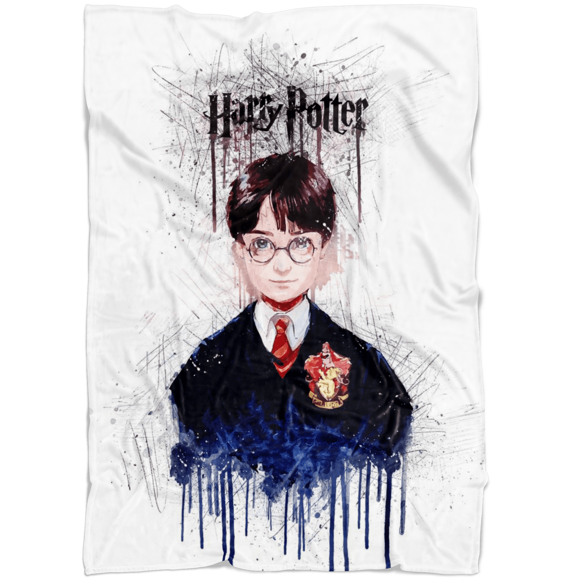 Harry Potter Fleece Blanket Posterum White Blanket - Lusy Store