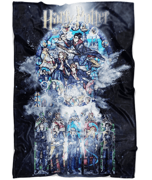 Harry Potter Fleece Blanket Powder Explosion Black Blanket - Lusy Store