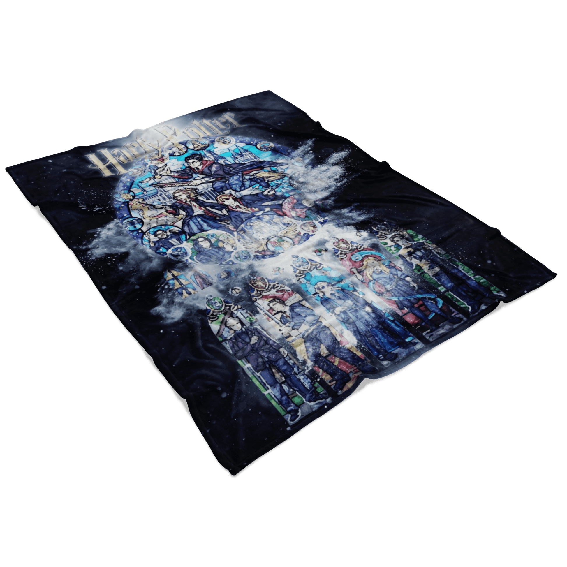 Harry Potter Fleece Blanket Powder Explosion Black Blanket - Lusy Store