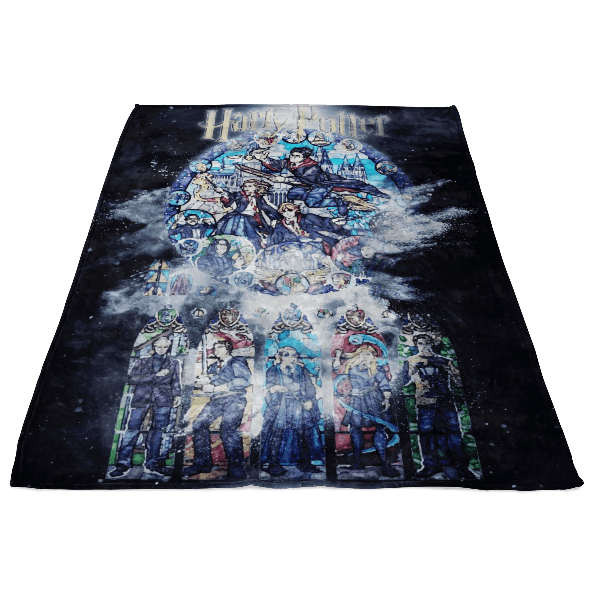 Harry Potter Fleece Blanket Powder Explosion Black Blanket - Lusy Store