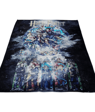 Harry Potter Fleece Blanket Powder Explosion Black Blanket - Lusy Store