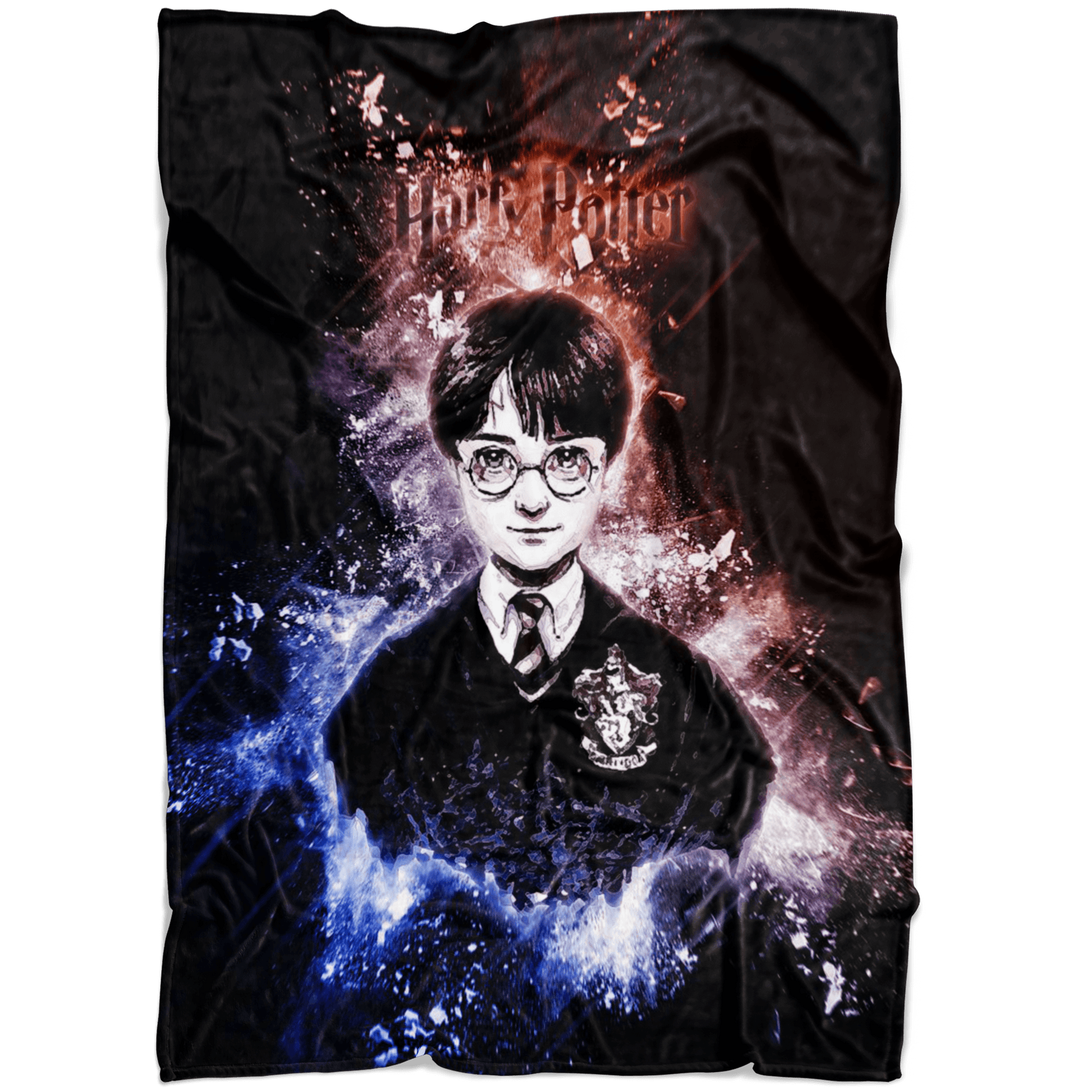 Harry Potter Fleece Blanket Revolution Black Blanket - Lusy Store