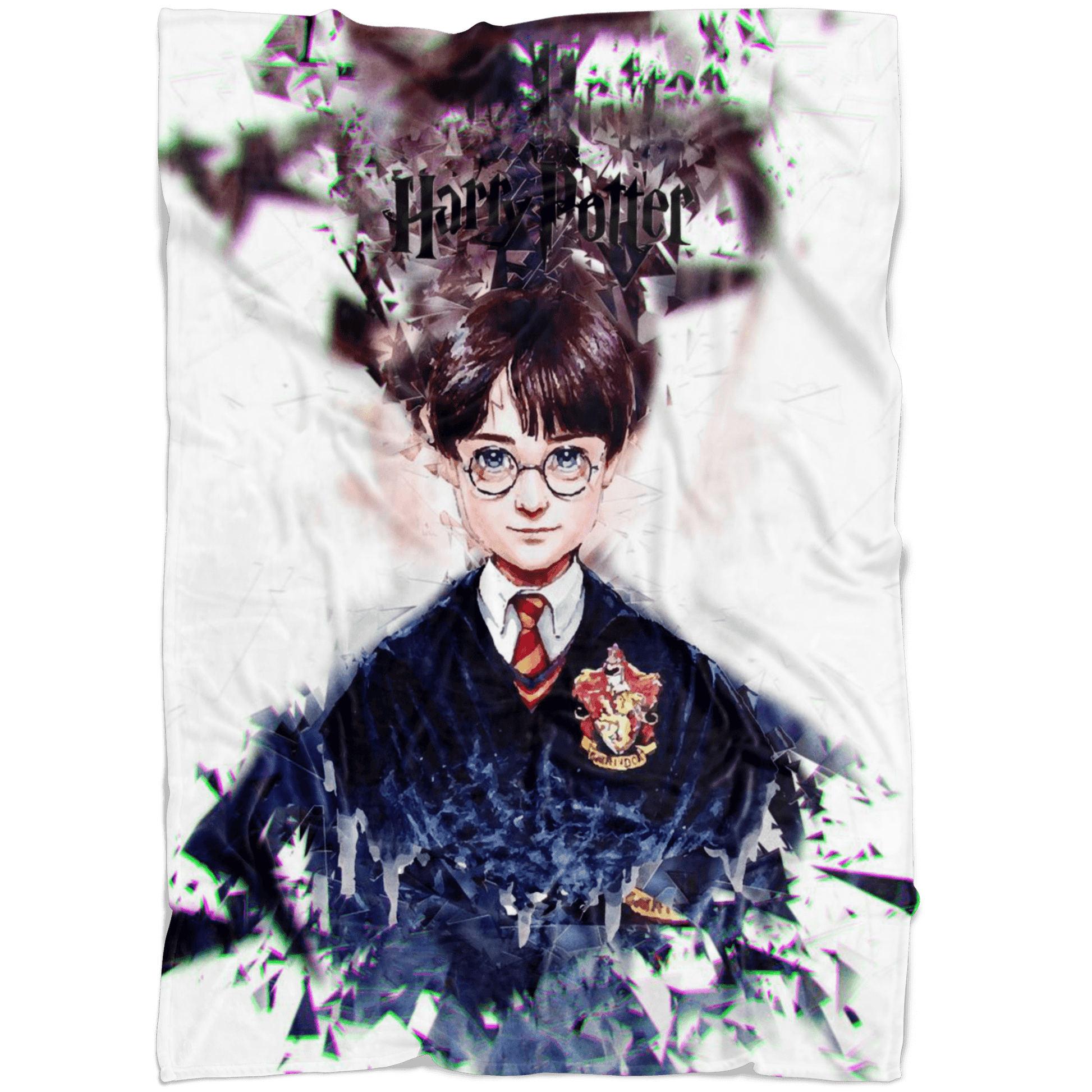 Harry Potter Fleece Blanket Seizure White Blanket - Lusy Store