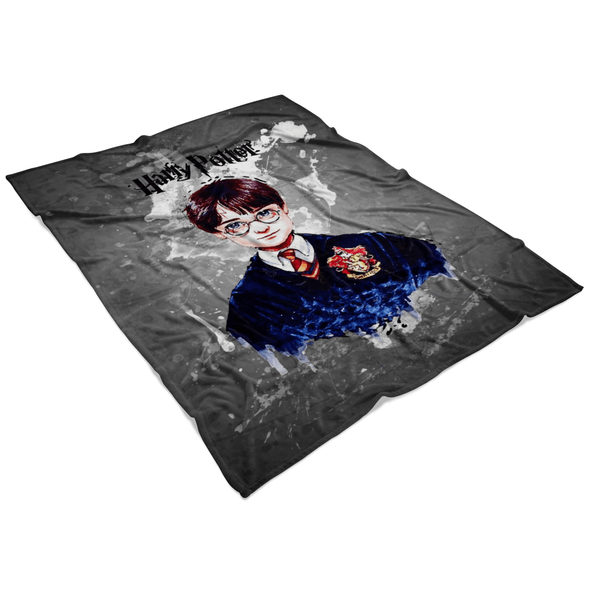 Harry Potter Fleece Blanket Splash Grey Blanket - Lusy Store