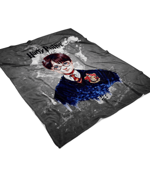 Harry Potter Fleece Blanket Splash Grey Blanket - Lusy Store