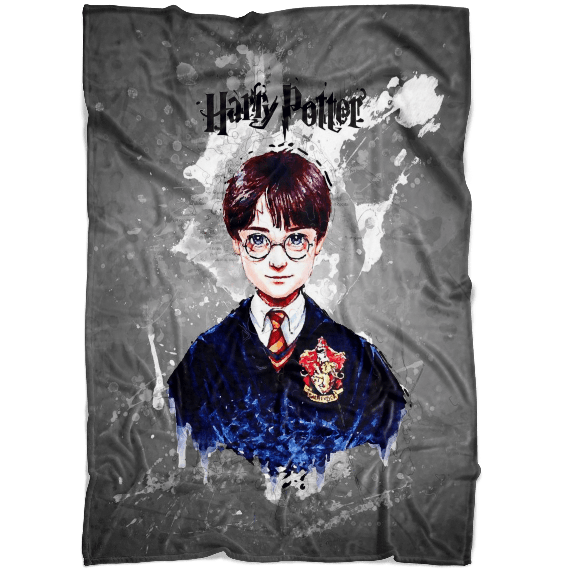 Harry Potter Fleece Blanket Splash Grey Blanket - Lusy Store
